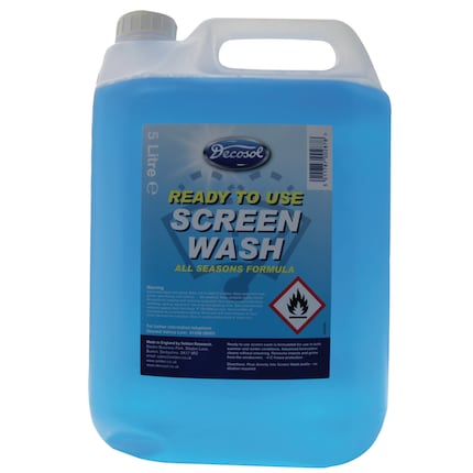 5L - Decosol Screenwash | Site Stock